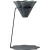 Générique Filtro per caffè a goccia in ceramica, a forma di piramidale non porosa, colino da tè in ceramica con supporto, ideale per tazze sake, pentole e casa, ufficio, cucina, caffè, festa e sala da pranzo