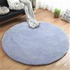 Liveinu Tappeto Shaggy Rotondo Tappeti Soggiorno Pelo Lungo Antiscivolo Lavabili Moderni Moquette Ø 100 cm Blu Grigio
