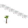 MIPIACE 6 Pezzis Porta Piante per Acquario Riutilizzabili Portavaso Per Piante da Acquario Trasparente Supporto per Piante da Acquarios per Spessori di Vetro di 8-15mm Per Acquario Accessori
