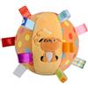 dowuiii Palla per cani interattiva in morbido peluche, 16 cm, con , con campanella all'interno, per viaggi, piscina, , cortile, casa, giardino, interni ed esterni