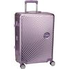 American Tourister Trolley Soundbox in alluminio Spinner 68, Lilla Stormy, Einheitsgröße, Valigetta con 4 ruote