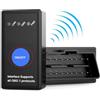 NK Strumento Autodiagnosi OBD Code Lettore - per Auto, Interruttore ON/off, Rilevatore di Problemi, Facile da Installare e Utilizzare, Bluetooth 4.0 (Compatibile con Android e iOS)