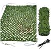 Generico Rete Mimetica 6x7 2x2 3x3 5x6 4x6 10x10 7x8 m Vela ombreggiante per Esterni Copertine Mimetiche da Campeggio, Telo Mimetico Militare(1.5x1.5 M)
