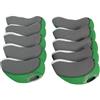QLECXZI Set di 10 coprimazze da Golf con Neoprene e Finestra Trasparente per garantire l'identificazione della Mazza e coprimazze da Golf.
