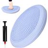 FuxFuis Cuscino per equilibrio con pompa, diametro di 34 cm, cuscino di equilibrio, ortopedico, per ufficio, yoga e sport