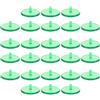AMUSLESUR Golfs Position Markers 100 Rotondi Plastica Verde per Accessori Golf e