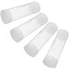 Luxshiny 4 Pezzi Set da 4 Custodie Trasparenti per Palline da Golf in Pet Ispessito, Contenitore Porta Palline da Tiro con Coperchio Apribile, Organizer Antipolvere Stabile e Impilabile