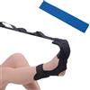 PFLYPF 1 cintura elastica per yoga e 1 cintura di resistenza, cintura elastica alla caviglia, cintura elasticizzata, con fascia ad anello, cintura elastica per esercizi