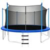 Generisch Rete di sicurezza di ricambio per trampolino elastico, rotondo regolabile, stabile rete di cattura per esterni, robusto materiale PE ad alta protezione, per giardino, giochi e fitness