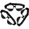 TOMETURE Occhiali da Dribbling Regolabili per Basket all'Aperto, Set da 3 Design Ventilato e Comfort Prolungato per Allenamenti e