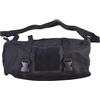 Glewi Borsa da arrampicata all'aperto 600D nylon leggero zaino a tracolla grande capacità per escursionismo campeggio viaggio marsupio nero (nero)
