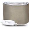 WLXW Cintura Massaggiante Dimagrante Elettrica, Cintura Sauna con 2 Motori Riscaldamento A Infrarossi Lontano Temporizzazione Automatica per Vita/Fianchi/Gambe,Grigio