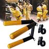 DYK&NX Wing Chun Dummy Allenamento Marziali, Accessori per Allenamento Kong Fu, Braccio A Molla di Allenamento Delle Gambe (Size : 3 Spring Hands)
