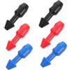 Toyvian 6 Pezzi Inserti in Plastica per Elastici da Pesca Subacquea, Accessori di Riparazione per Attrezzatura Subacquea Connettore Resistente agli Urti e Sostituzione Rapida per