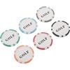 Operitacx Marcatori da Golf a Forma di Poker Chip, 6 in Plastica ABS con Anima in Ferro, Segnapalline Portatili per e Uomini, Compatibili con Tutti i Campi da Golf e Usati in
