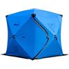 YXADGML Tenda Da Spiaggia Portatile Tenda da pesca invernale for esterni realizzata in tessuto di cotone, sauna portatile calda e protettiva(Blue L)