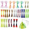 Generico Gonne Per Jig,30 Confezioni Di Code In Silicone Morbido E Colorato - Ricambi In Silicone Per Jig Da Pesca Al Black Bass - Per Acqua Salata, Fiumi, Laghi, Dalla Barca, Dalla Riva, Bass, Trota E Pesce G