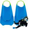 Generic Pinne da nuoto, con aperto, in silicone, pinne corte, da viaggio, per uomini e donne, principianti, spiaggia, mare, snorkeling, allenamento, immersioni, piscina