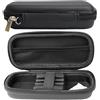 FACAIIO Custodia compatta per freccette in EVA con divisorio, custodia rigida organizer per voli, punte per alberi, borsa da viaggio in acciaio e per freccette con punta morbida, colore nero