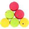 Angoily 12 Galleggianti da Schiuma Colorati (Rosso, Verde, Giallo) da Pesca Accessori Multiuso visibilità Alta Indicatore di Abboccata e Didattica