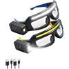 Generic XTE - Faro luminoso con fascio di diffusione e fascio concentrato per ciclismo e pesca