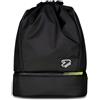 Seven Sacca Zaino Da Palestra Seven, Nero, Cm Pratica Chiusura Con Coulisse, Spallacci In Nastro Regolabili, Tasche e Scomparto Inferiore, Zaino Sport, Scuola e Tempo libero, Ragazzo Ragazza