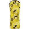 GuoChe Copri mazza da golf impermeabile con etichette intercambiabili n. per fairway in legno ibrido astratto a nido d'ape Bumble Bee astratto