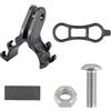 Buxuaaaa Supporto per torcia elettrica per biciclette, con clip, per una facile installazione, per ciclisti e biciclette