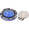 ANCLLO Golf Green Reader Level Slope Finder con clip magnetica cappello bolla livella blu 4 cm Golf Marker