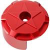 Ysyqkn Spring Cover Accessorio per Molla Freno Elettronico Posteriore Copertura Protettiva in Alluminio Ricambio Resistente Facile da Installare, Rosso