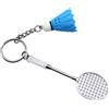 Buxuaaaa Due pezzi badminton e badminton pipistrello portachiavi borsa per sport regalo club per zaino fascino de portachiavi ciondolo portachiavi
