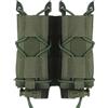 Generic Tasca Tattica Molle Doppia Estrazione Rapida, Camo Custodia Accessori per Gilet Cintura, Porta Torcia Outdoor Sport(OD)