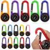 CYIOU 20 Pezzi Mini Bussola Portachiavi Multicolore Bussole con Moschettone