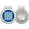 no/no Marocco decorativo blu modello palla da golf marcatore cappello cappello clip smalto magnetico