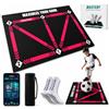 Mastery Skills - Tappetino da allenamento per calcio, 90 x 60 cm, regalo per ragazzi, controllo della palla e antistress, per bambini, ragazze e adulti