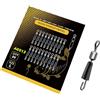 CAZSTYK 20 Girelle per Feeder Girelle a Cambio rapido Accessori per Attrezzatura da Pesca Connettore Fast Link 3 Dimensioni Opzione Cambio