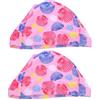 Beaupretty 2 Pezzi Cuffia da Nuoto per Design Cartone Animato in Poliestere, Elasticità e Durabilità per Nuoto e Immersioni, Adatta per Bambina