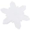 Tomantery Tappetino per Snowboard in PVC, Impugnatura Antiscivolo a Forma di Fiocco di 3D per Sport Invernali Sulla , 13 Cm
