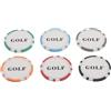 Uonlytech Segnapalline da Golf Poker Chip 6 in ABS con Anima in Ferro, Marcatori Compatti da Viaggio per Uomo e, Adatti a Tutti i Campi da Golf
