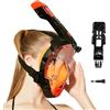 Generic Maschera da Immersione Integrale Adulto,Maschera da Immersione Panoramica Anti-Perdite - Attrezzatura Respiratoria Sub-Drenaggio Automatico per Principianti e Subacquei Libero