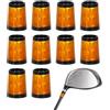 Generic Puntali in ferro per mazze da golf, coperture per mazze da golf, set di ferri, resistenti copritesta per mazze da golf, puntali