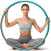Umllpet Hula Hoop - Hula Hoop per adulti, 1,1 kg, per dimagrire, 93 cm di diametro, 8 segmenti, rimovibile, per principianti, esperti e professionisti (verde)