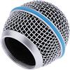 U/ D Microfono In Acciaio Inox Schermo Metallo Mic Griglia Per Microfoni Dinamici Parti Accessorio (BETA 58A)