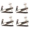 Futheda 4 pezzi di ricambio per violino di grandi dimensioni per violino 4/4-3/4, antiruggine, durevole, corda metallica placcata in nichel
