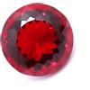 1000 CT Naturale Rosso Topazio Taglio Rotondo Sfaccettato Certificato Loose