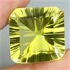 Egemdiamond Clean Ottagono Taglio Concavo Naturale Non Scaldato Top Limone Quarzo 20ct 18mm