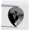 Sparkling Fancy Diamonds Naturale Loose Pera Portamonete Forma Colore Nero Diamante Mano 2.92tcw 10.2