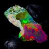 OPAL EMPIRE Opale Nero Grezzo, 20 Ct Naturale Pietra Preziosa Opale Etiope Fuoco 32x16 Mm