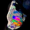 OPAL EMPIRE Opal Crudo, Naturale Fuoco Black rough , Etiope gemstone 13 KT 20x15 MM