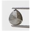 Sparkling Fancy Diamonds Diamante Grigio Naturale Taglio Rose Loose 0.74TCW 5.8MM